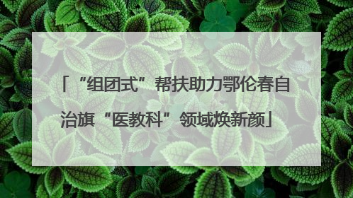 “组团式”帮扶助力鄂伦春自治旗“医教科”领域焕新颜
