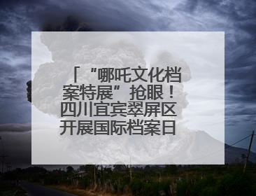 “哪吒文化档案特展”抢眼！四川宜宾翠屏区开展国际档案日宣传活动