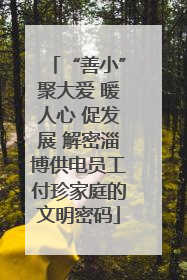 “善小”聚大爱 暖人心 促发展 解密淄博供电员工付珍家庭的文明密码