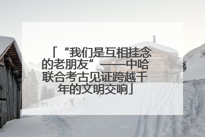 “我们是互相挂念的老朋友”——中哈联合考古见证跨越千年的文明交响