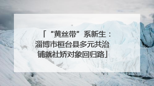 “黄丝带”系新生：淄博市桓台县多元共治铺就社矫对象回归路