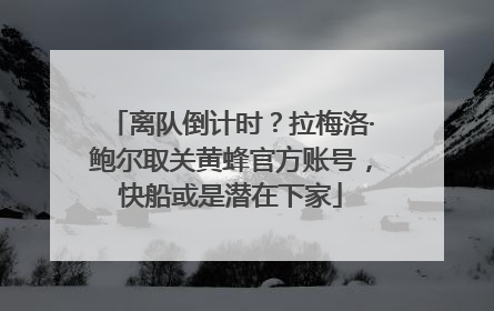 离队倒计时？拉梅洛·鲍尔取关黄蜂官方账号，快船或是潜在下家
