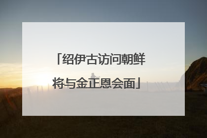 绍伊古访问朝鲜 将与金正恩会面