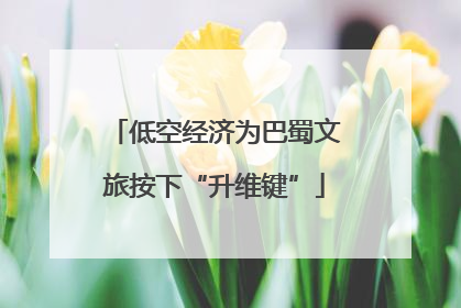 低空经济为巴蜀文旅按下“升维键”