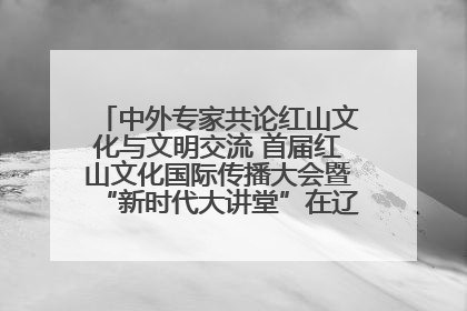 中外专家共论红山文化与文明交流 首届红山文化国际传播大会暨“新时代大讲堂”在辽宁朝阳举办