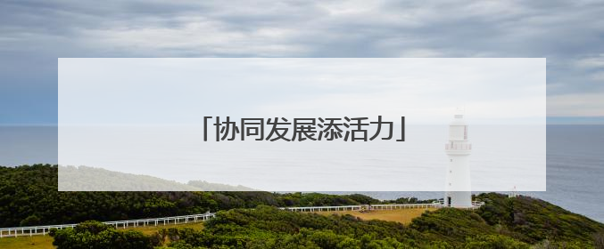 协同发展添活力