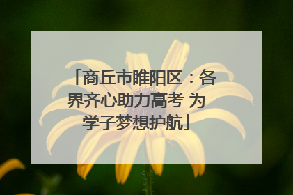 商丘市睢阳区：各界齐心助力高考 为学子梦想护航