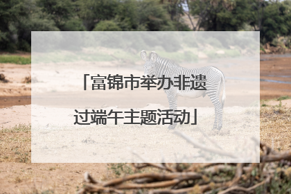富锦市举办非遗过端午主题活动