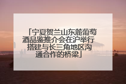 宁夏贺兰山东麓葡萄酒品鉴推介会在沪举行 搭建与长三角地区沟通合作的桥梁