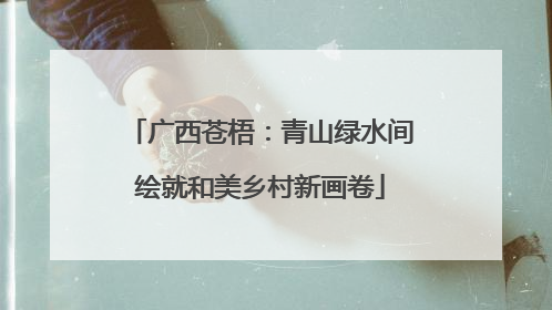 广西苍梧：青山绿水间绘就和美乡村新画卷