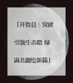 开鲁县：党建引领生态路 绿满北疆绘新篇