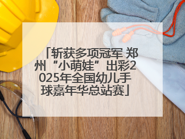 斩获多项冠军 郑州“小萌娃”出彩2025年全国幼儿手球嘉年华总站赛