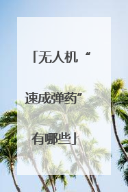 无人机“速成弹药”有哪些