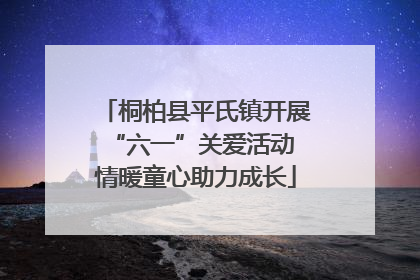 桐柏县平氏镇开展“六一”关爱活动 情暖童心助力成长