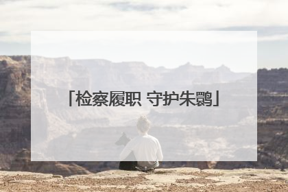 检察履职 守护朱鹮