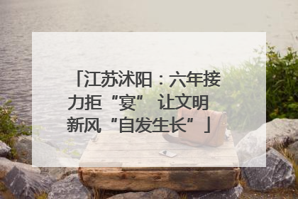 江苏沭阳：六年接力拒“宴” 让文明新风“自发生长”