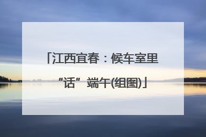 江西宜春：候车室里“话”端午(组图)