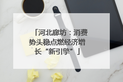 河北廊坊：消费势头稳点燃经济增长“新引擎”