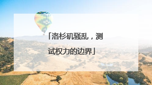 洛杉矶骚乱，测试权力的边界