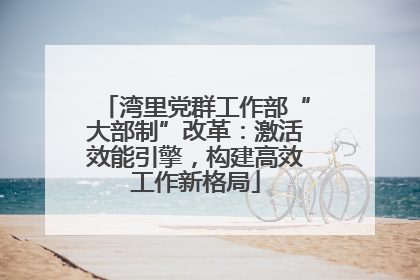 湾里党群工作部“大部制”改革：激活效能引擎，构建高效工作新格局
