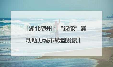 湖北随州：“绿能”涌动助力城市转型发展
