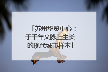 苏州华贸中心：于千年文脉上生长的现代城市样本