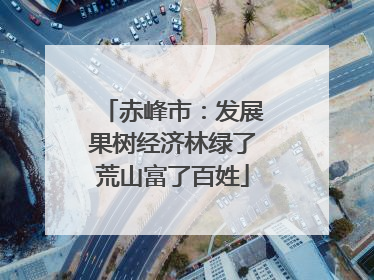 赤峰市：发展果树经济林绿了荒山富了百姓