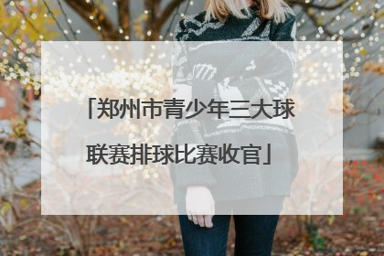 郑州市青少年三大球联赛排球比赛收官