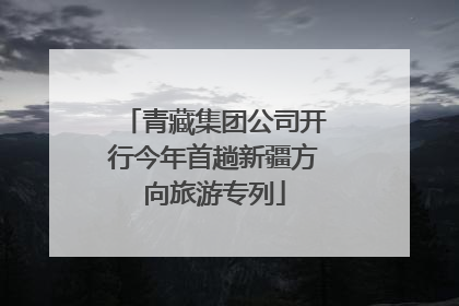 青藏集团公司开行今年首趟新疆方向旅游专列