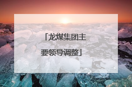 龙煤集团主要领导调整