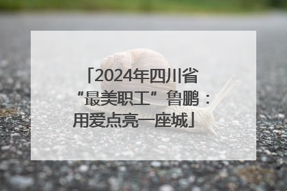 2024年四川省“最美职工”鲁鹏：用爱点亮一座城