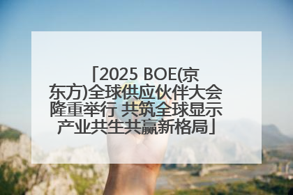 2025 BOE(京东方)全球供应伙伴大会隆重举行 共筑全球显示产业共生共赢新格局