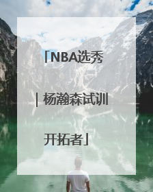 NBA选秀｜杨瀚森试训开拓者