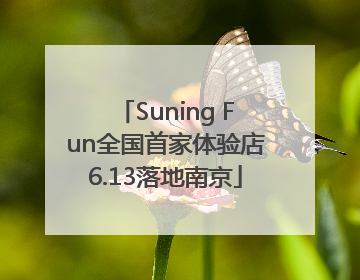 Suning Fun全国首家体验店6.13落地南京